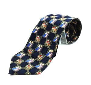 Vintage Christmas Neck Tie Purple American Greetings Nativity Wise Men NWT